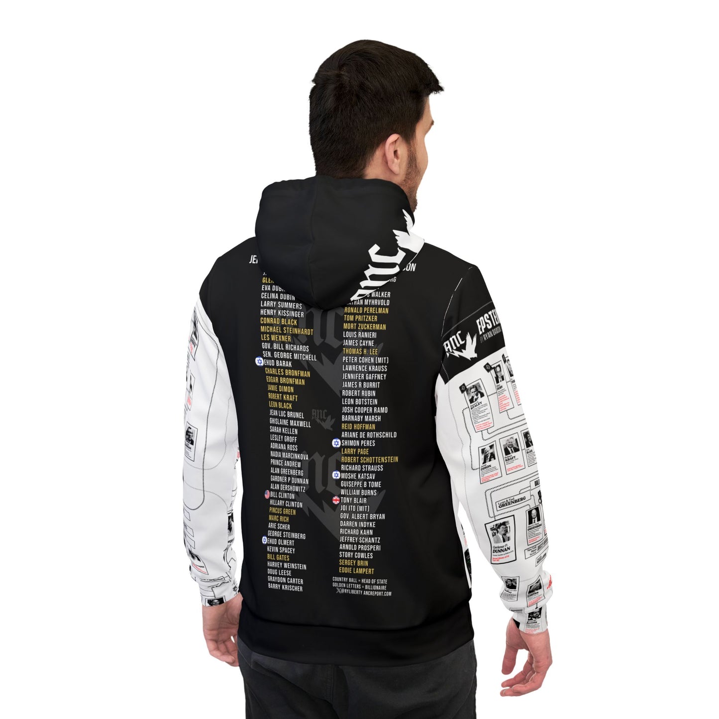 Epstein Map Athletic Hoodie