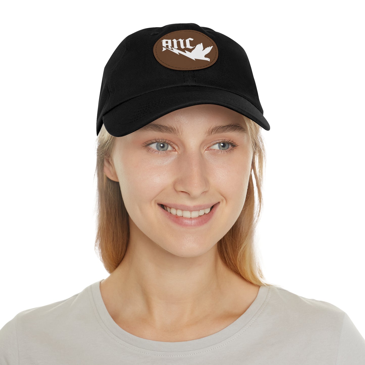 ANC Hat with Leather Patch (Round)